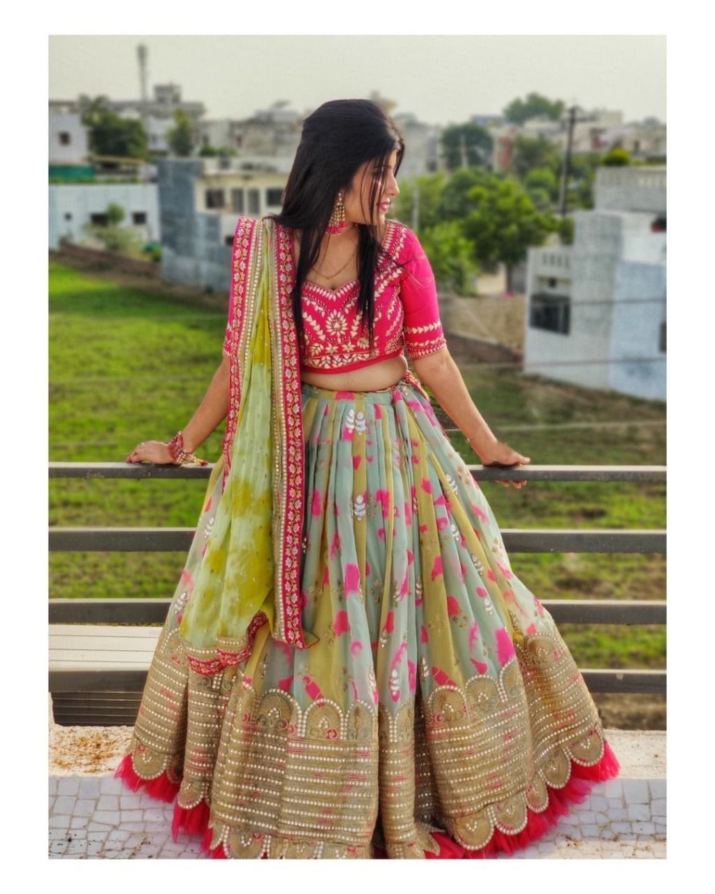 Multi Color Bridal Lehenga Styles for the Contemporary Bride | Bridal  Lehenga Choli