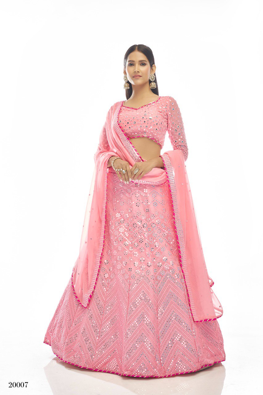 Buy Trendy Pink Lehenga Choli Online in India - Joshindia