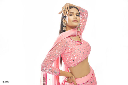 Buy Trendy Pink Lehenga Choli Online in India - Joshindia